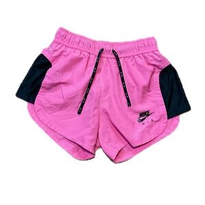 Nike girls Athletic Shorts in Pink and Black